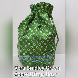 Vera Bradley Green Apple Ditty Bag**Made In USA